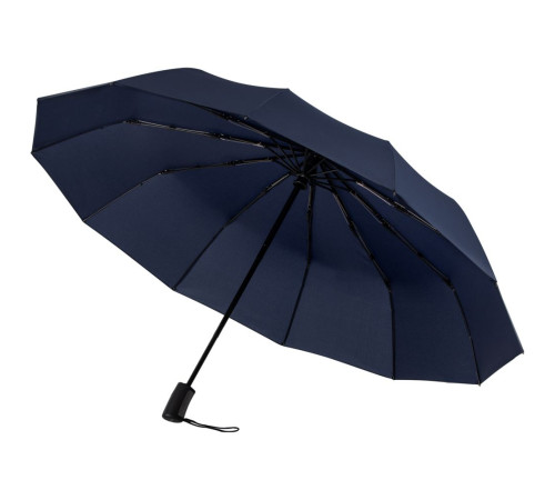 Зонт складной Fiber Magic Major, темно-синий