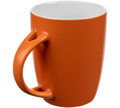 Кружка с ложкой Cheer Up, ver.2, оранжевая