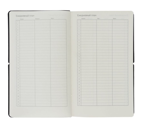 Ежедневник Nubuk, недатированный, синий