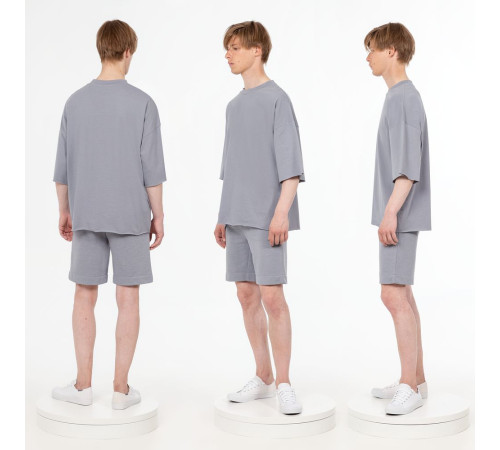 Футболка унисекс оверсайз T1, серая