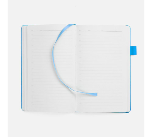Ежедневник White Shall, недатированный, бело-голубой