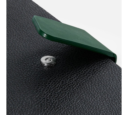 Ежедневник Boom, недатированный, черный с зеленым