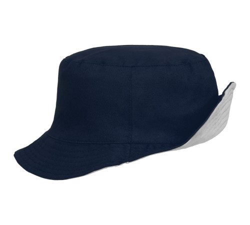 Панама Summer двусторонняя, синяя с серым