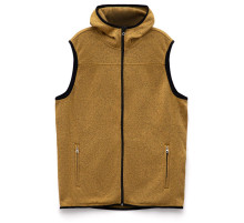 Жилет с капюшоном унисекс Gotland, горчичный