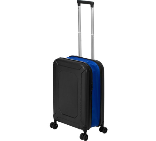 Чемодан Platta, черный с синим