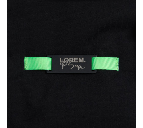 Шильдик металлический Kova, черный