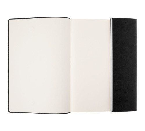 Ежедневник Petrus Flap, недатированный, черный