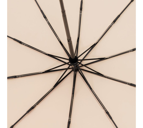 Зонт складной Cloudburst в подарочной упаковке, бежевый