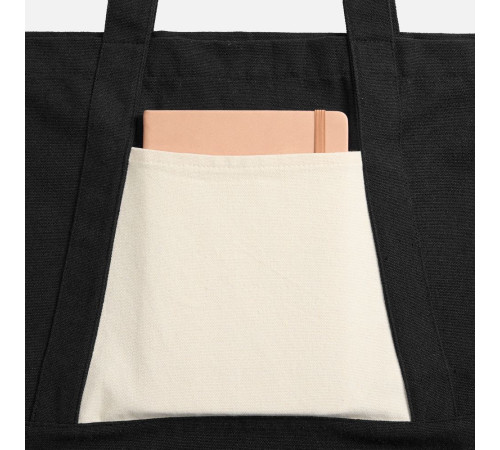 Шопер Shophop, черный с неокрашенным