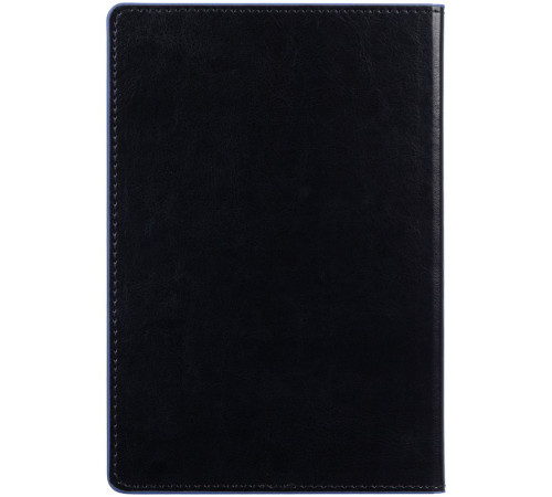 Ежедневник Alanis, недатированный, черный с синим