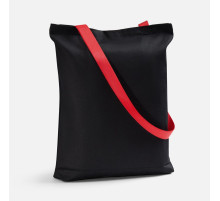 Шопер B4, черный с красными ручками