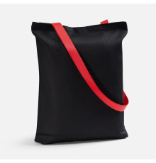 Шопер B4, черный с красными ручками