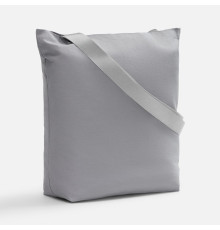 Шопер B5, серый с широкими серыми ручками