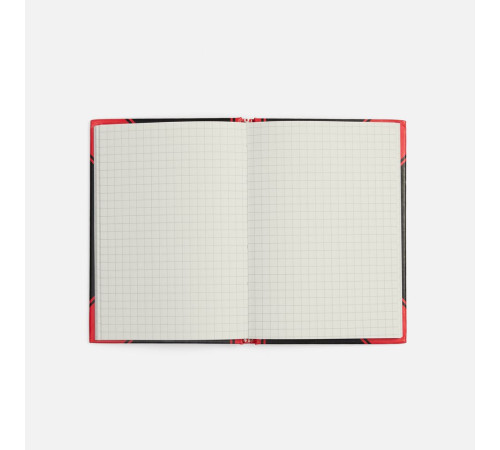 Блокнот Accenti Mini, черный с красным