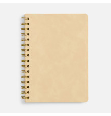 Ежедневник Spiral, недатированный, бежевый