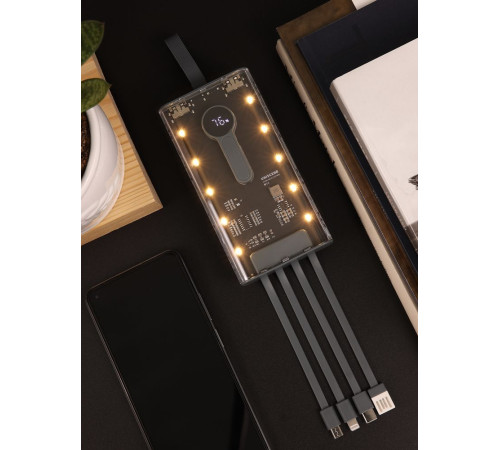 Аккумулятор Trellis Digital 10000 мАч, темно-серый