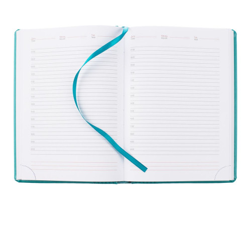 Ежедневник Prizma, недатированный, бирюзовый