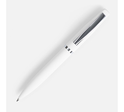 Ручка шариковая Bolt Soft Touch, белая