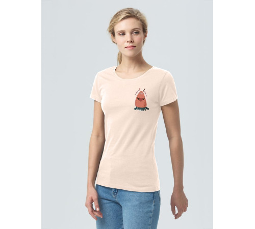 Футболка женская «Любоф-моркоф II», розовая