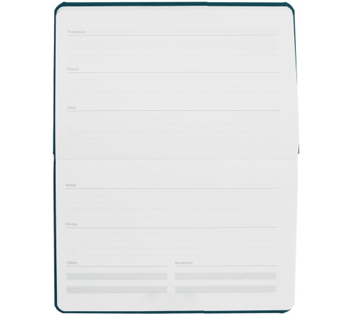 Еженедельник Urban, недатированный, изумрудный