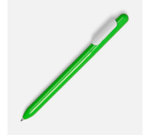 Ручка шариковая Swiper, зеленая с белым
