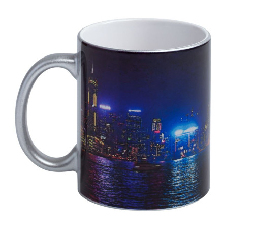 Кружка Ore для сублимационной печати, серебристая