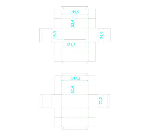 Коробка с окном Vindu, малая