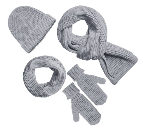 Шарф Nordkyn, светло-серый меланж