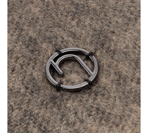 Палантин Charming, черный с бежевым