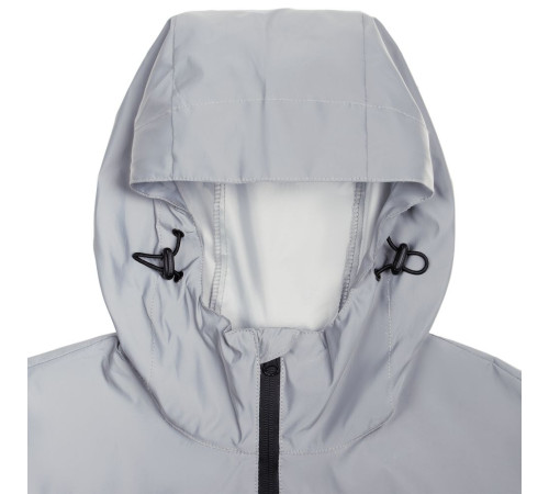 Парка Manifest из светоотражающей ткани, серая