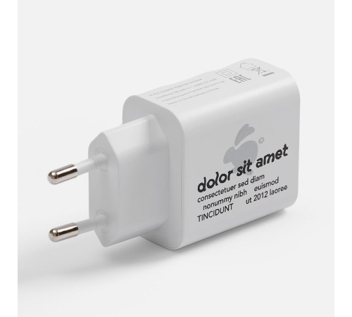 Станция беспроводной зарядки с часами и подсветкой GlobeBee, белая