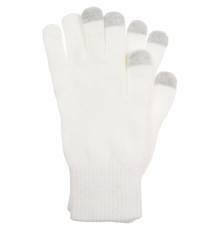 Перчатки сенсорные Urban Flow, молочно-белые