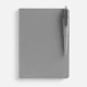 Ежедневник Tact, недатированный, серый