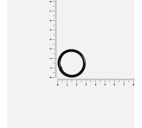 Карабин-кольцо Claus, L, черный