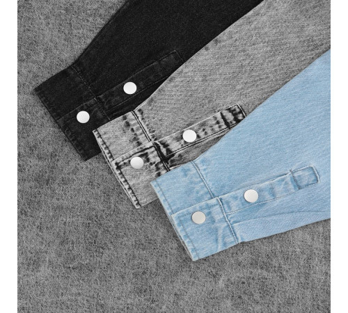 Куртка джинсовая O3, черная