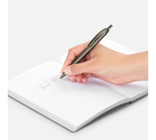 Ручка шариковая Bright Spark, серый металлик