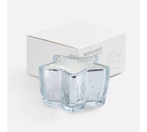 Свеча Wishlight, серебристая