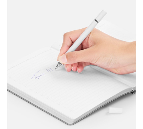 Ручка шариковая и вечный карандаш Diptych, белая