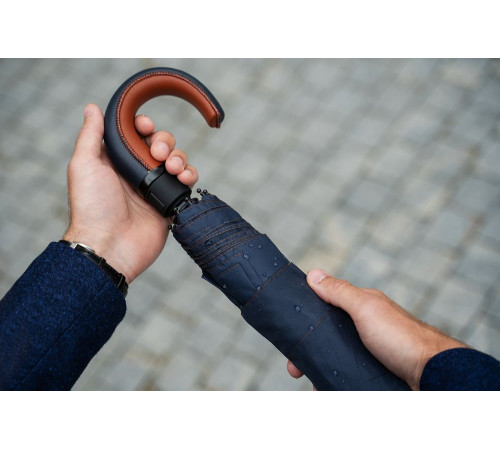 Складной зонт Palermo, темно-синий