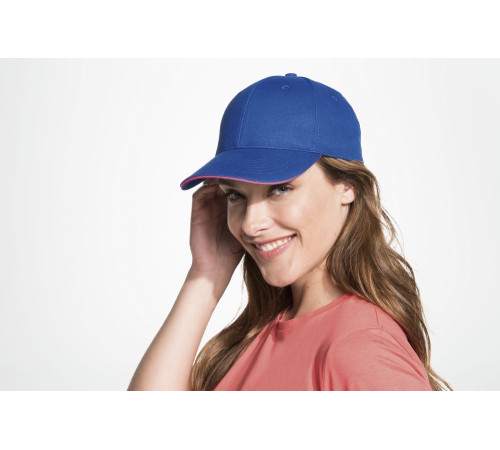 Бейсболка Buffalo, ярко-зеленая с белым