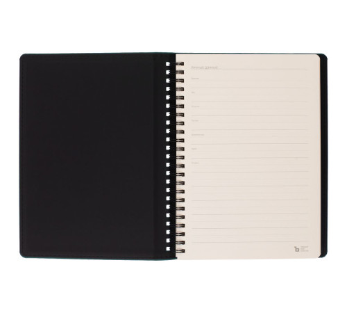 Ежедневник Spring Urban на заказ, недатированный, изумрудный