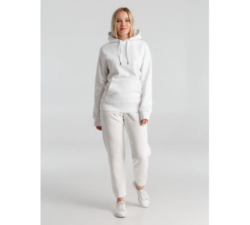 Толстовка с капюшоном унисекс King, белая