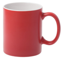 Кружка Promo матовая, красная