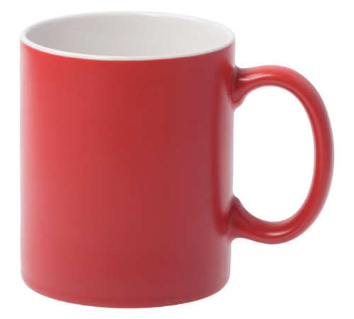 Кружка Promo матовая, красная