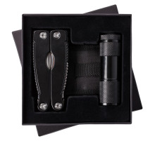 Набор Handmaster: фонарик и мультитул, черный