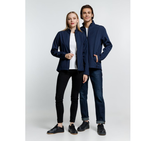 Куртка софтшелл мужская Race Men, темно-синяя