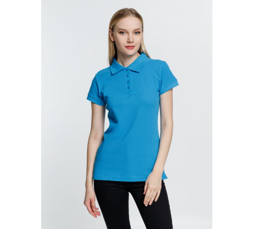 Рубашка поло женская Virma Premium Lady, бирюзовая