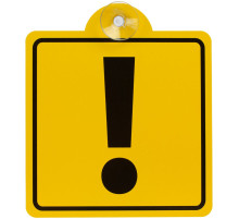 Знак автомобильный на присоске «Начинающий водитель»