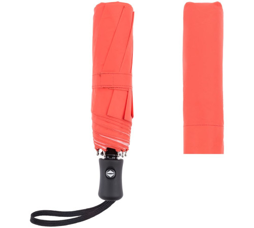 Зонт складной Manifest Color со светоотражающим куполом, красный