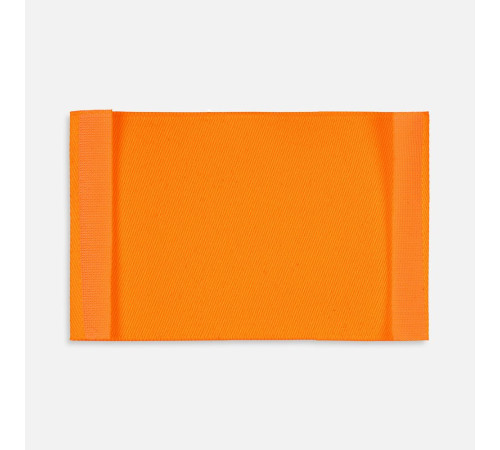 Лейбл тканевый Epsilon, XL, оранжевый неон